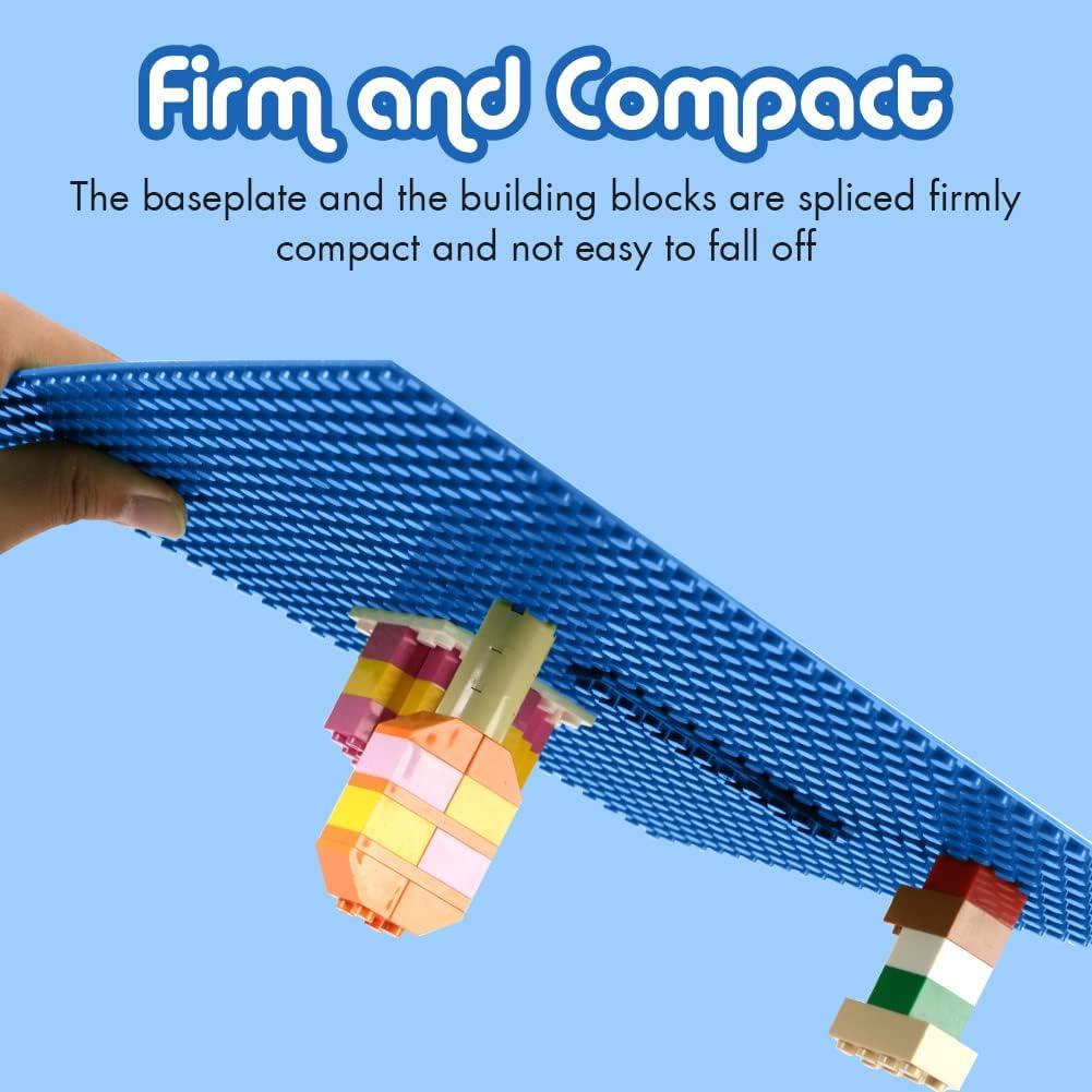 Base de Placas Lekebaby 10 cm x 10 cm Paquete de 6 Azul