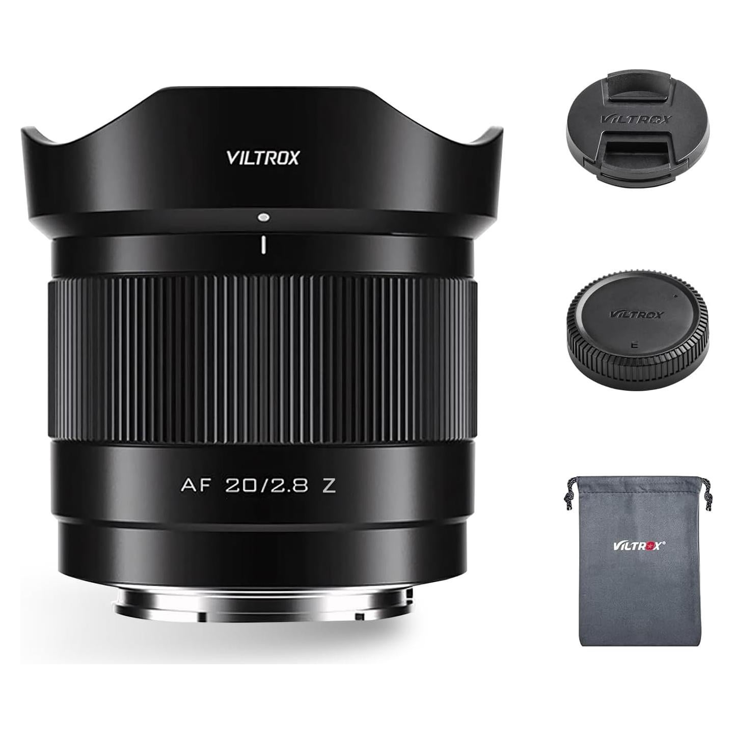 Lente VILTROX 20mm F2.8 AF para Nikon Z - Gran Angular Ligero