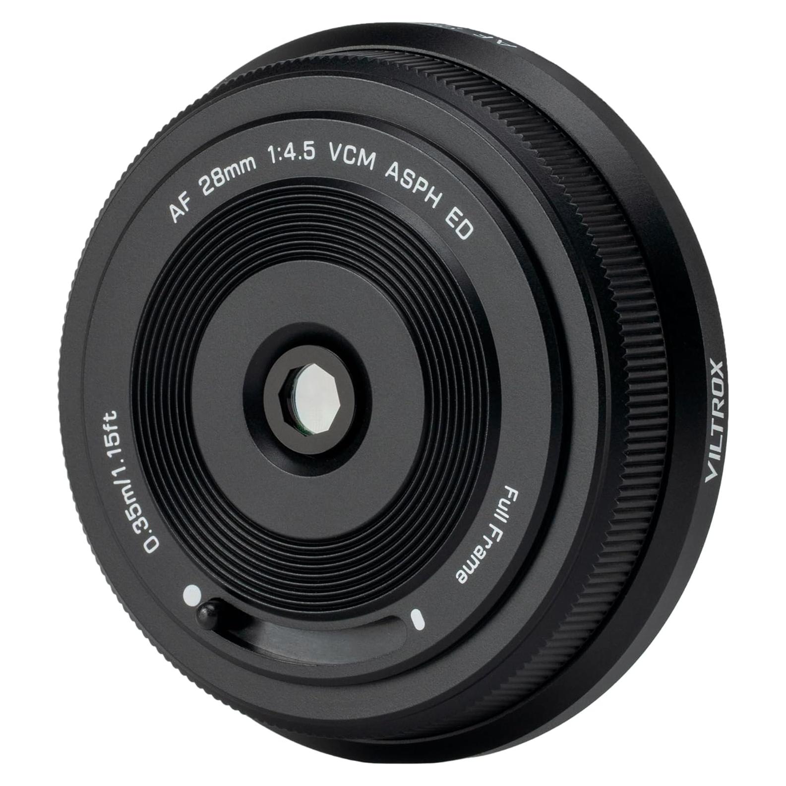 Lente Pancake VILTROX 28mm f/4.5 para Nikon Z - Gran Angular