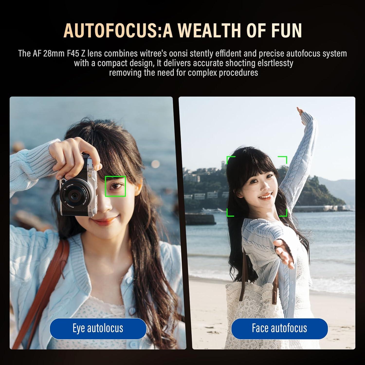 Lente Pancake VILTROX 28mm f/4.5 para Nikon - Ultra Delgado