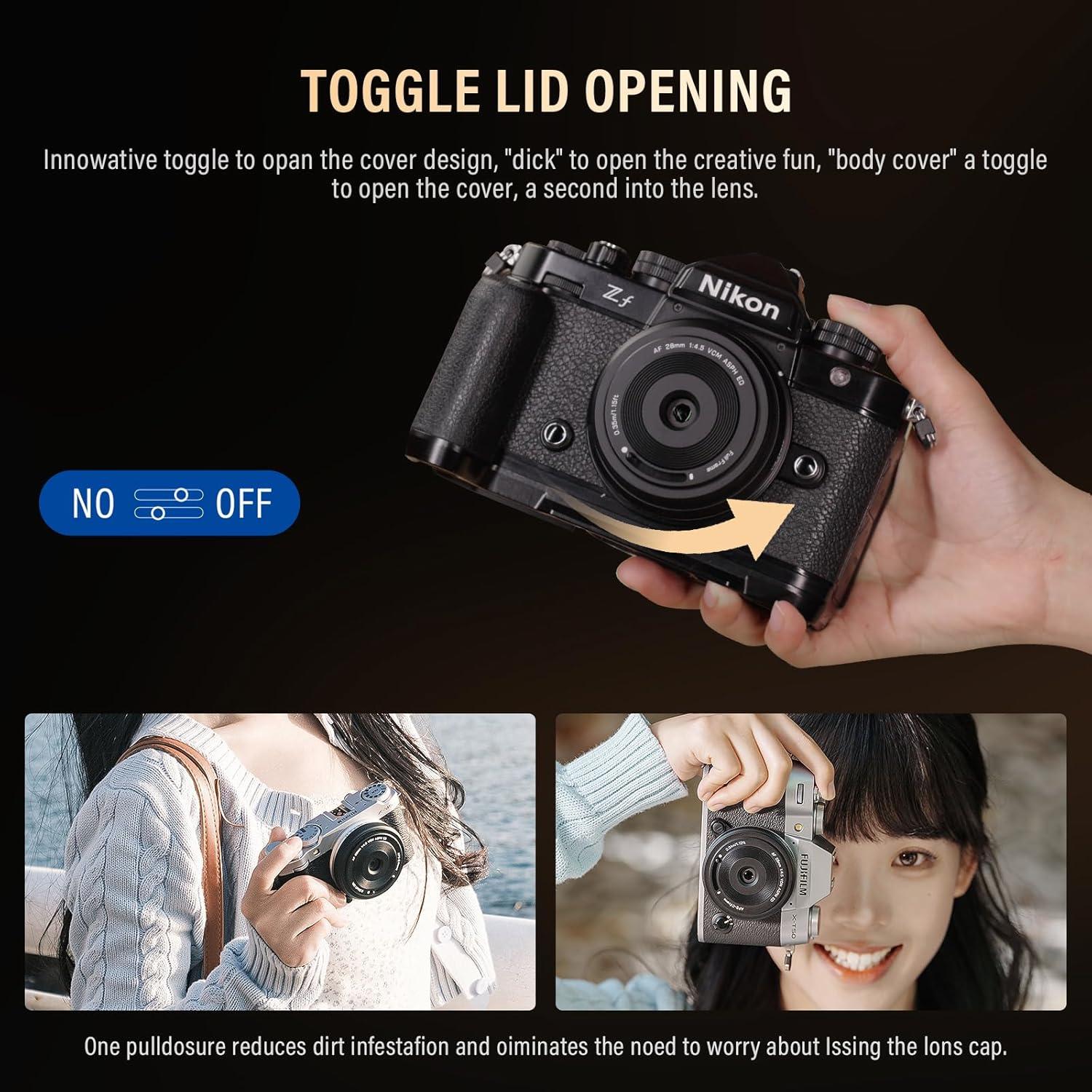 Lente Pancake VILTROX 28mm f/4.5 para Nikon - Ultra Delgado