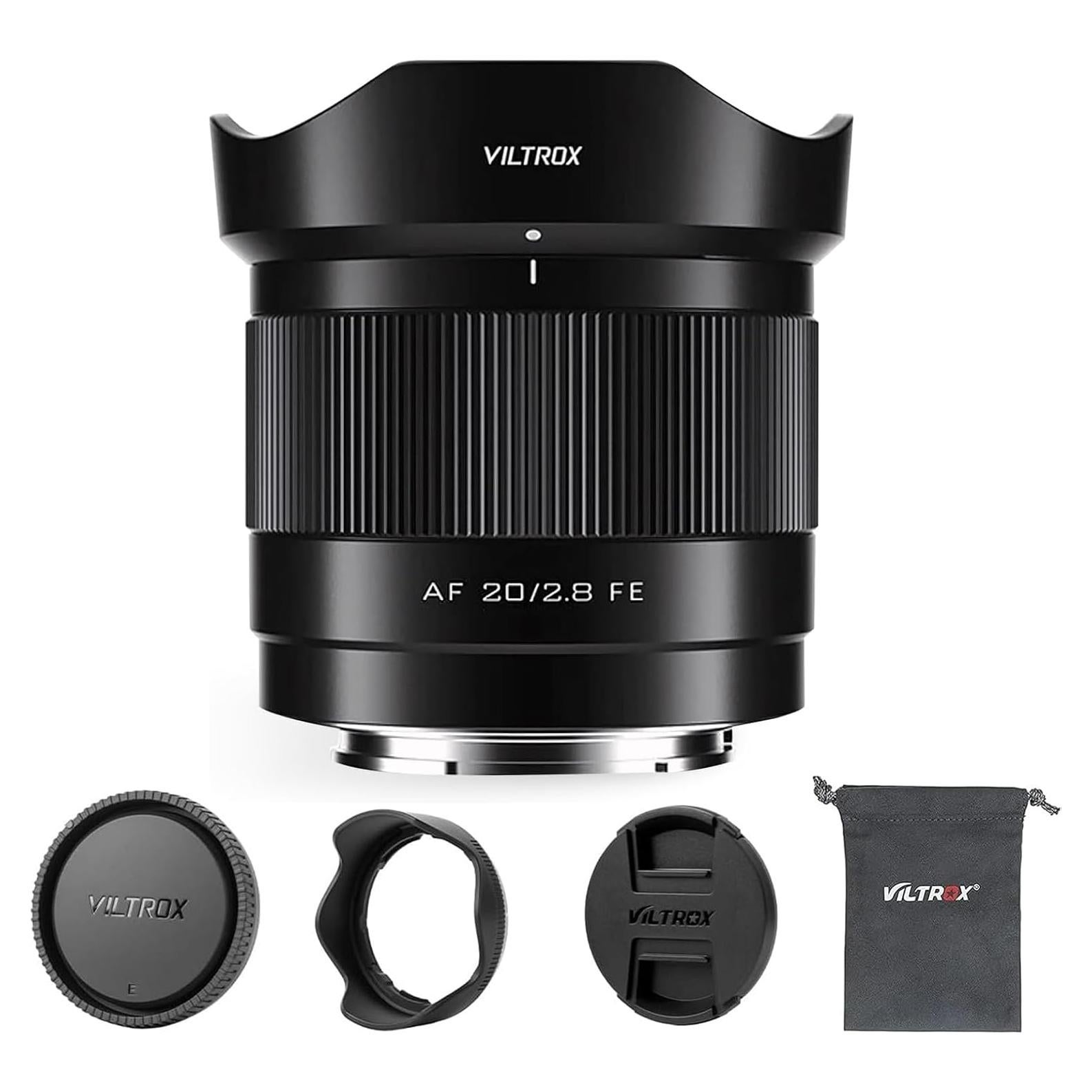 Lente Gran Angular VILTROX 20mm f/2.8 para Sony E