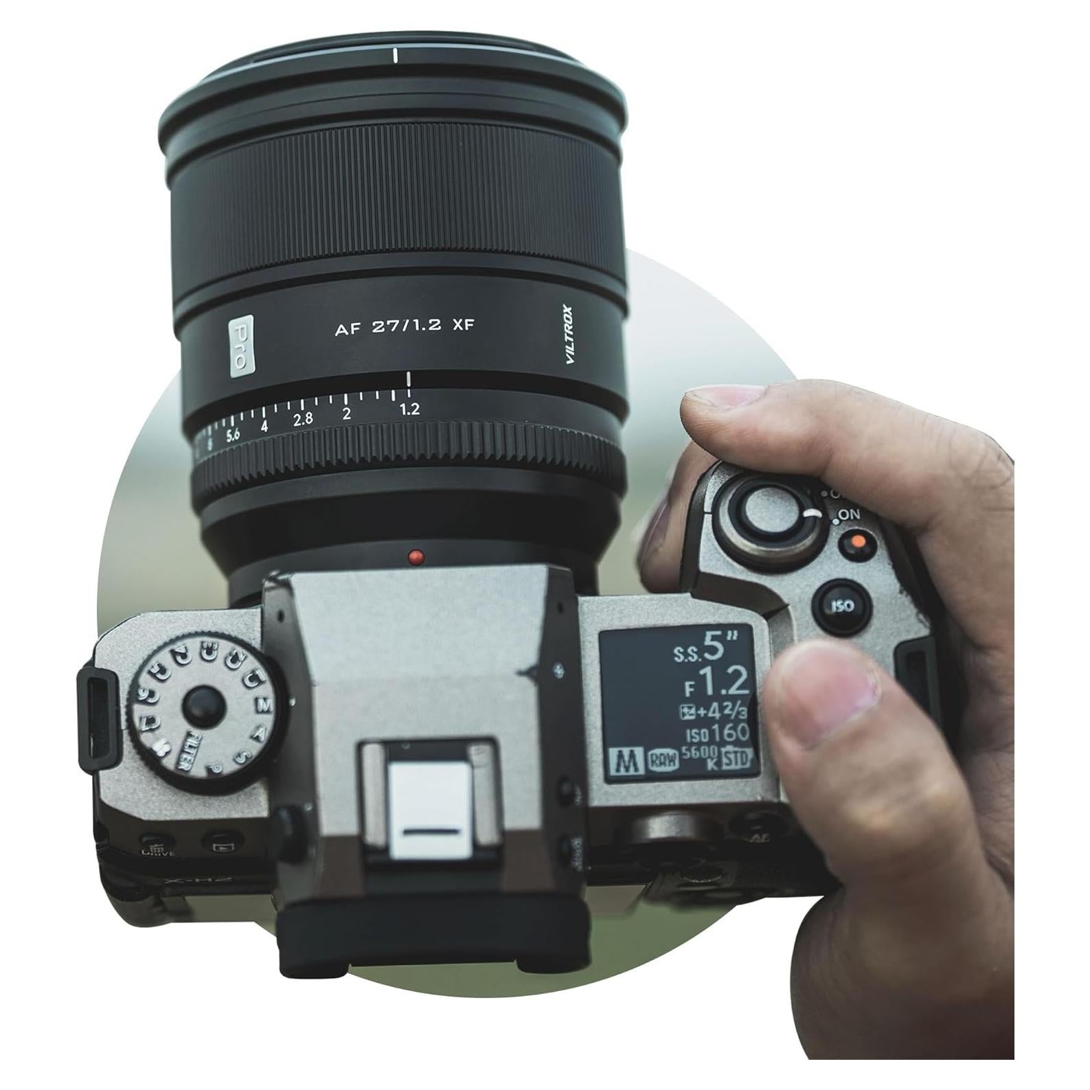 Lente VILTROX 27mm F1.2 Pro XF para Fujifilm X-Mount