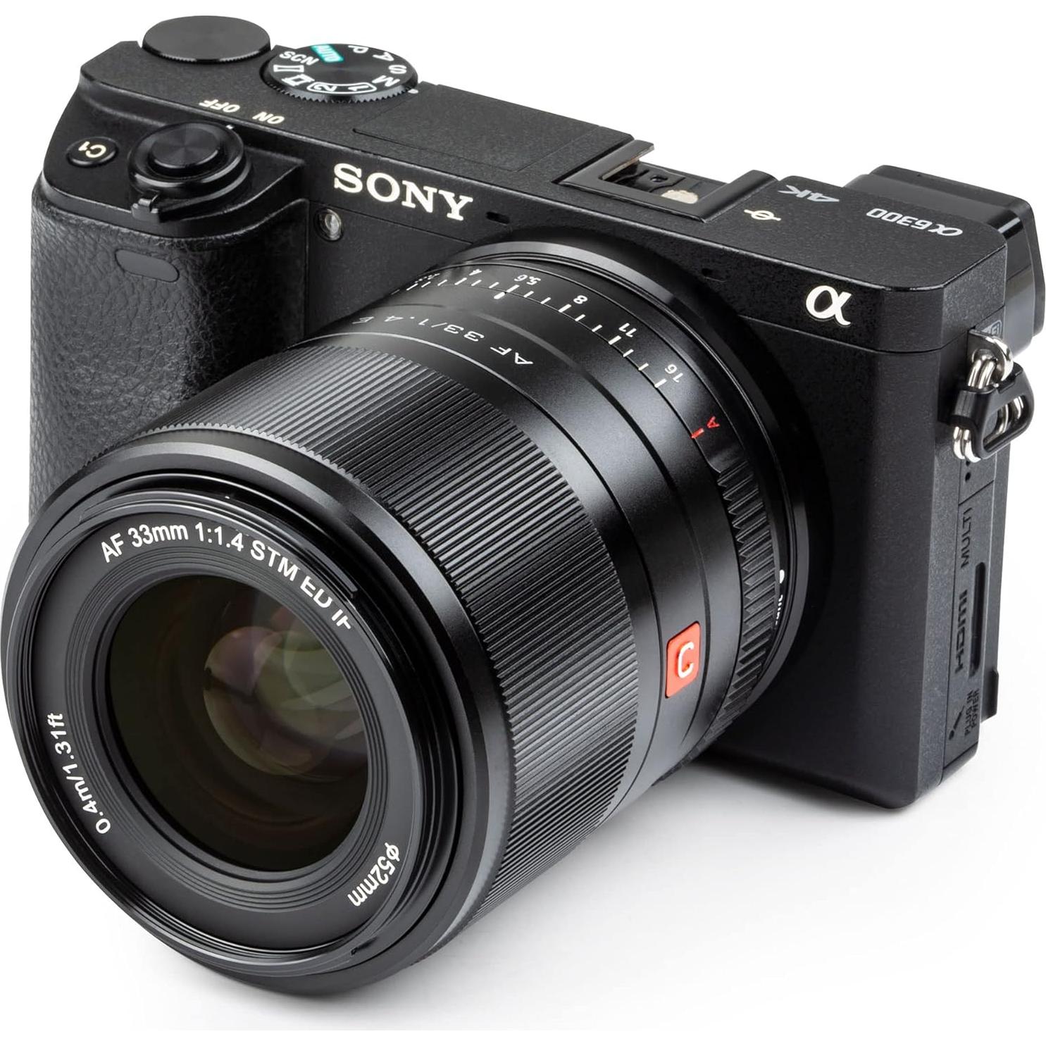 Lente VILTROX 33mm f/1.4 para Sony E - Enfoque Automático APS-C