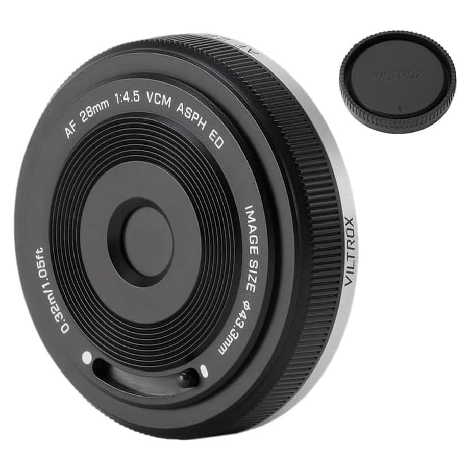 Lente Pancake VILTROX 28mm F4.5 Auto Enfoque para Sony E-Mount