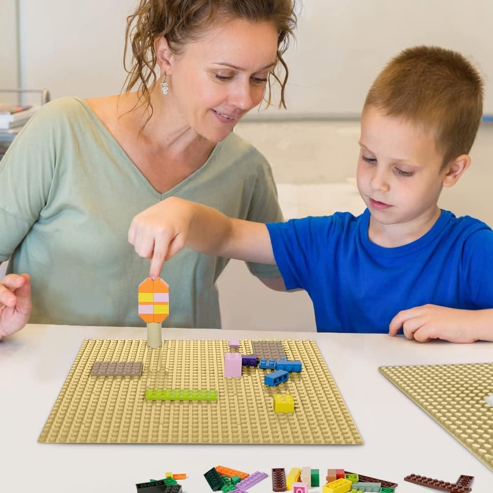 Base de Placas Lekebaby 6 Piezas 25,4 cm Color Arena