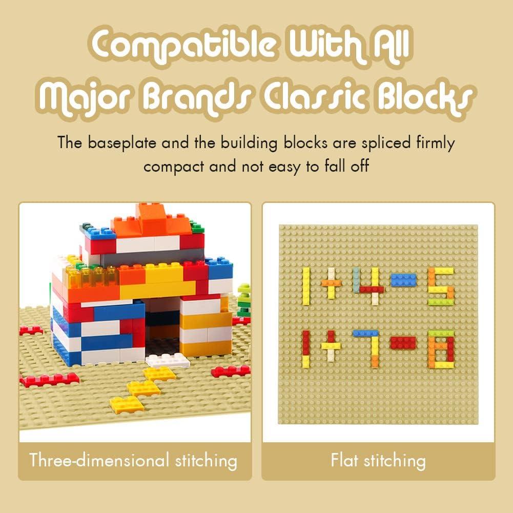 Base de Placas Lekebaby 6 Piezas 25,4 cm Color Arena