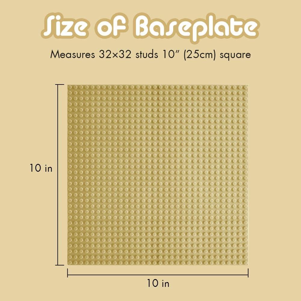 Base de Placas Lekebaby 6 Piezas 25,4 cm Color Arena