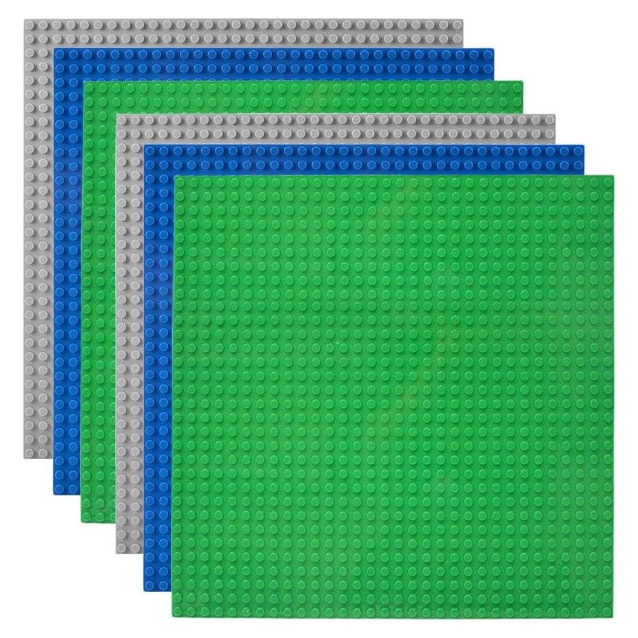 Placas Base Lekebaby 10 cm x 10 cm Paquete de 6 Multicolor