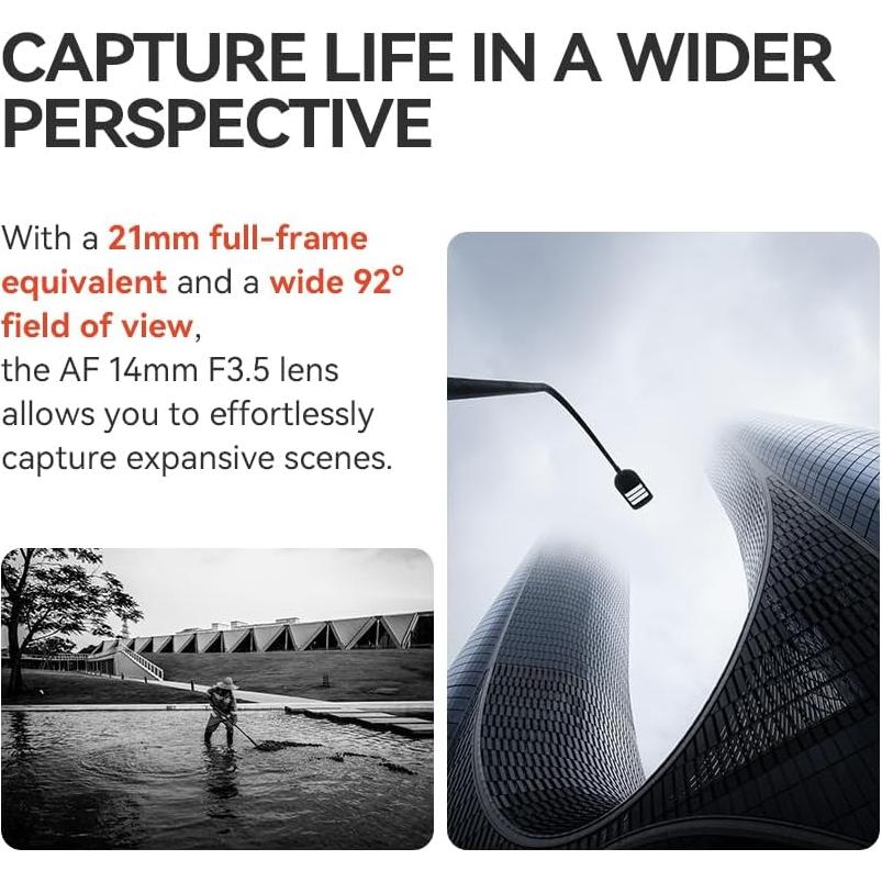 Lente Gran Angular TTARTISAN AF 14mm F3.5 para Sony E