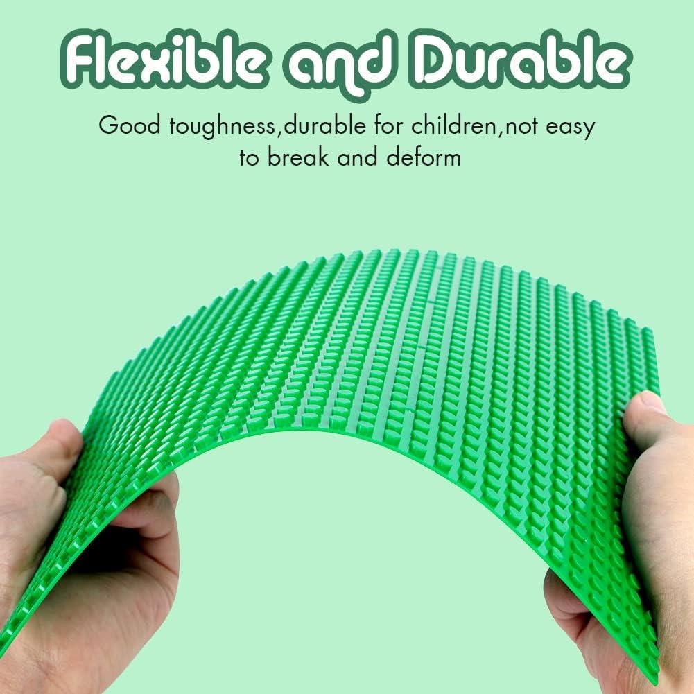 Placas Base Lekebaby 8 Pzs 25,4 cm Macaron para Ladrillos