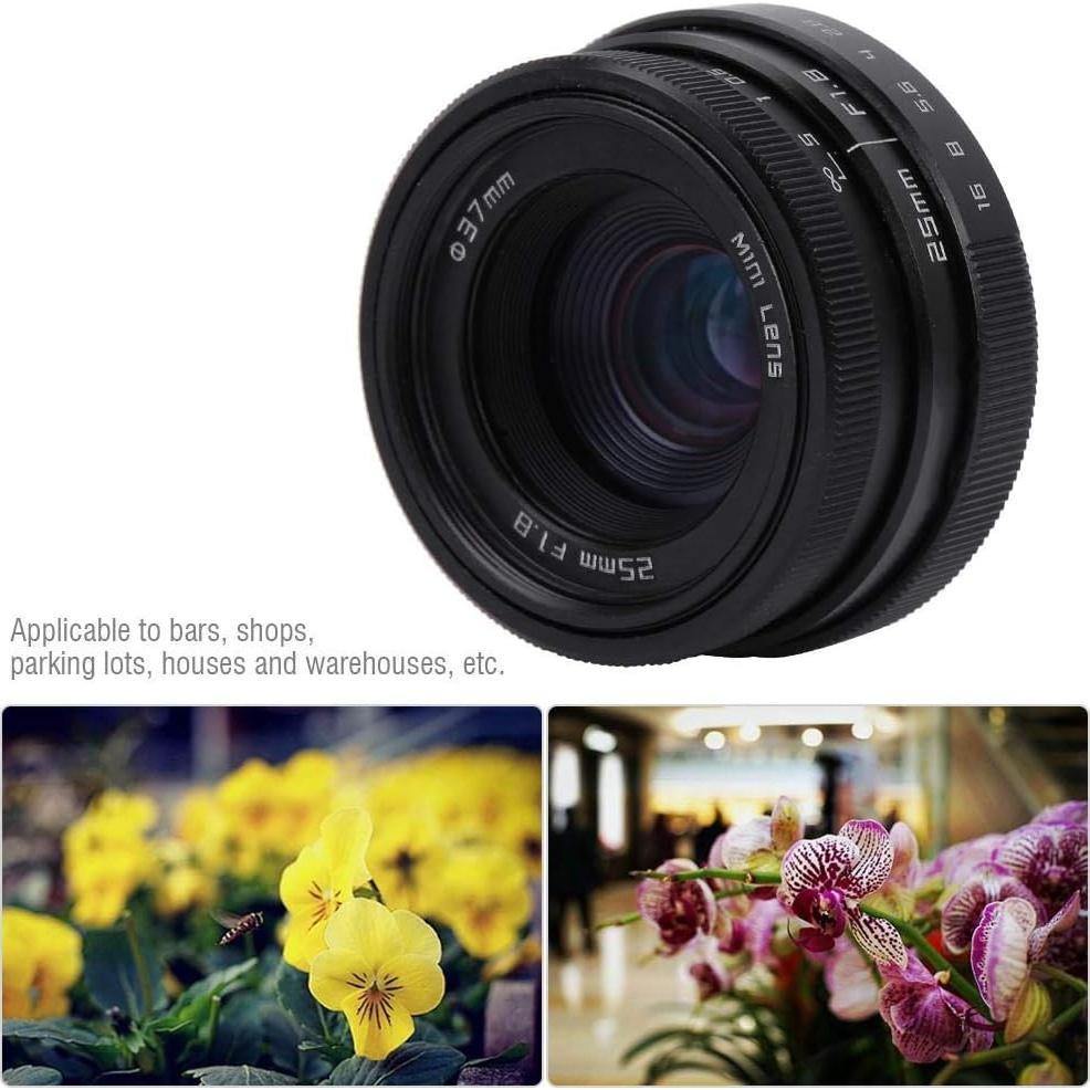 Lente Gran Angular 25mm F1.8 Bewinner para CCTV HD
