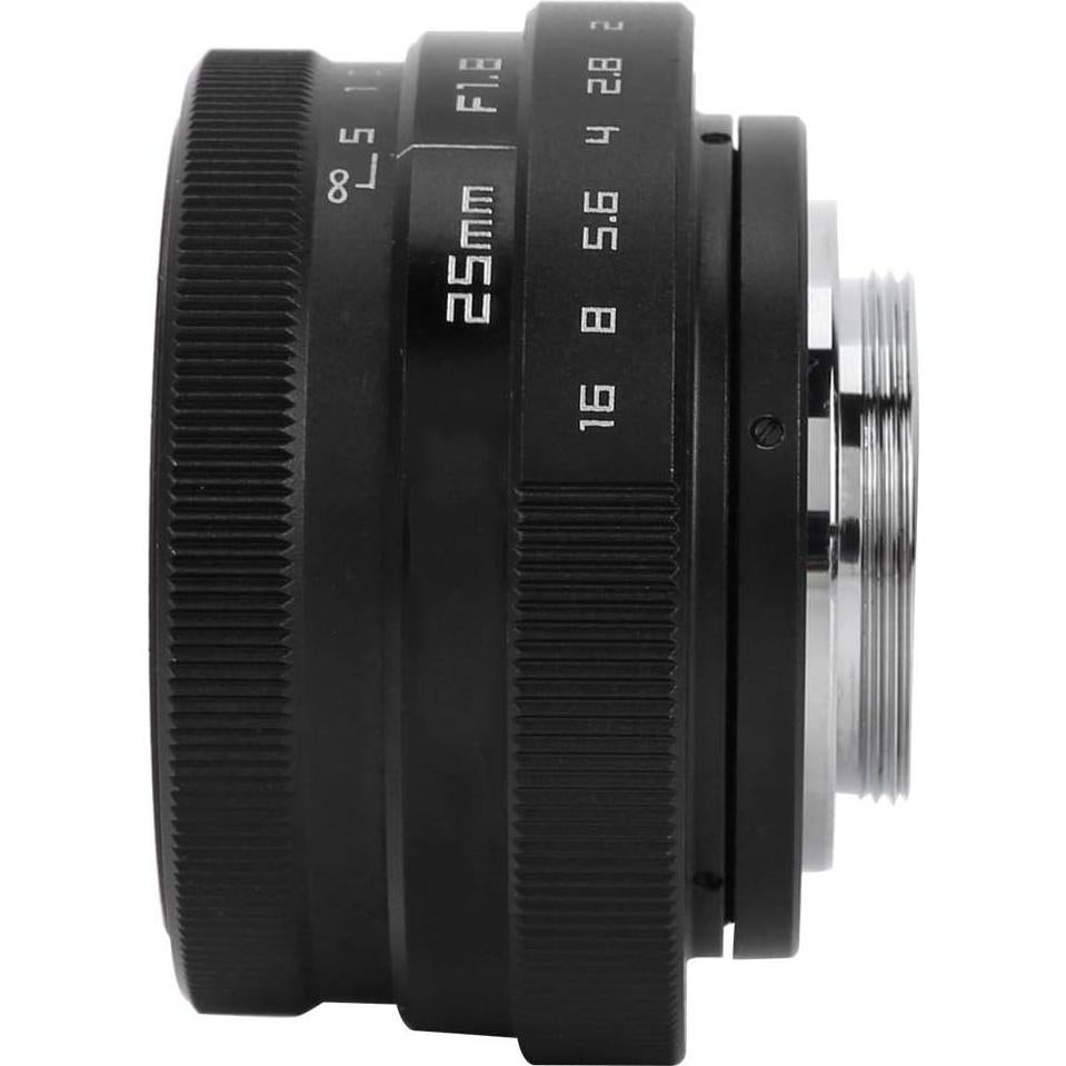 Lente Gran Angular 25mm F1.8 Bewinner para CCTV HD