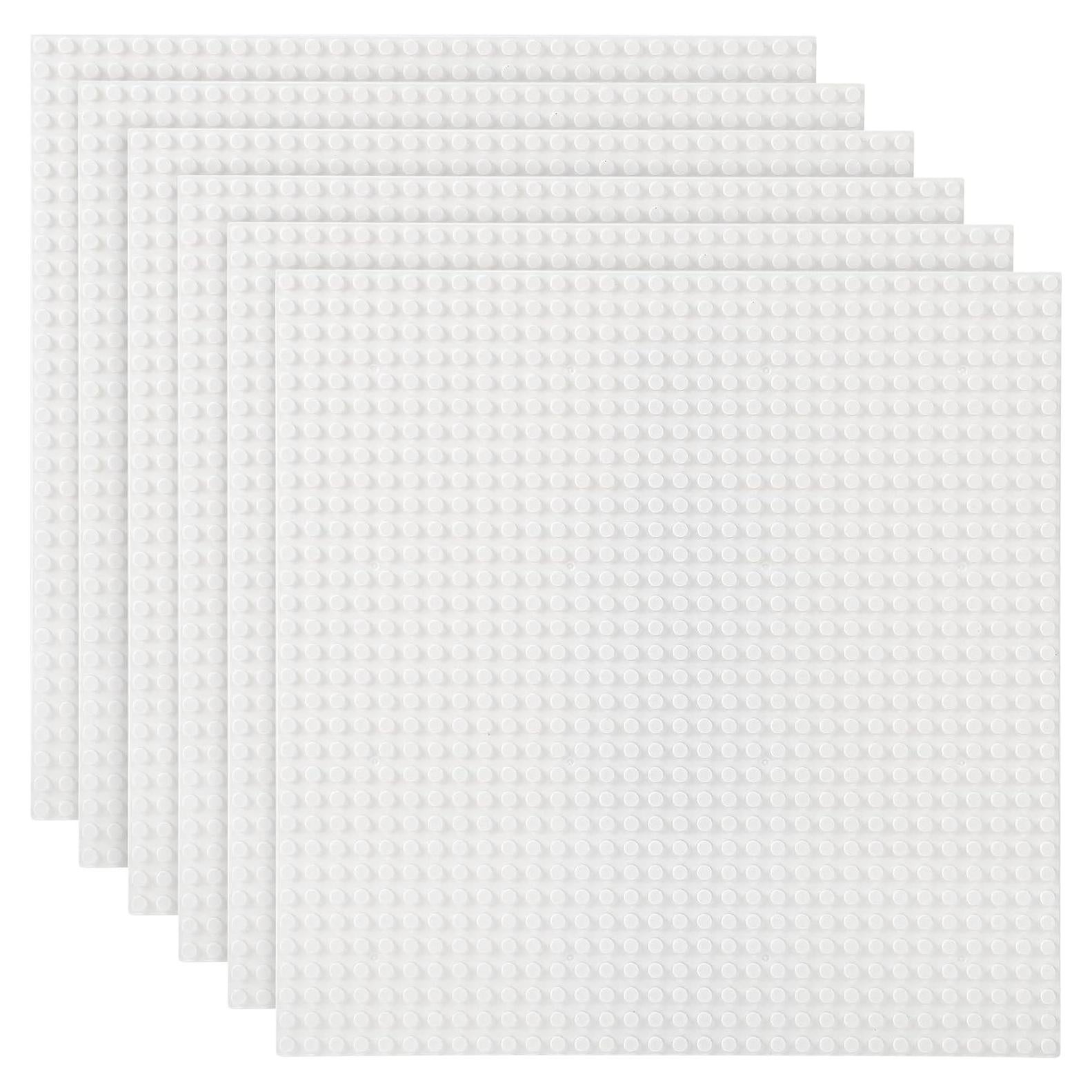 Base de Placas Lekebaby 10 cm x 10 cm Paquete de 6 Blancas