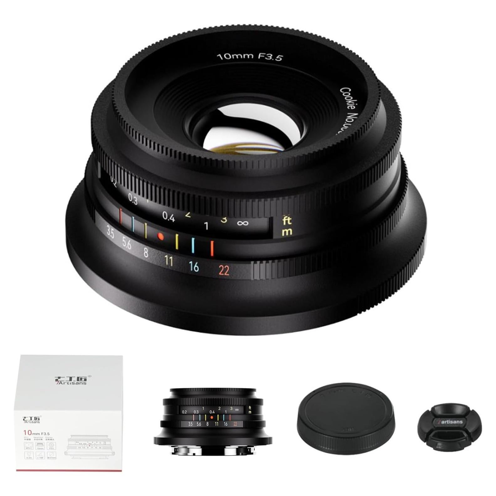 Lente Ultra Gran Angular 7artisans 10mm F3.5 para Sony E