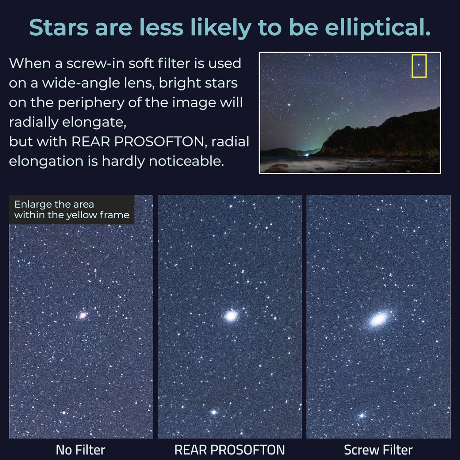 Juego de Filtros Suaves Kenko REAR PROSOFTON 3 Hojas 52x54mm