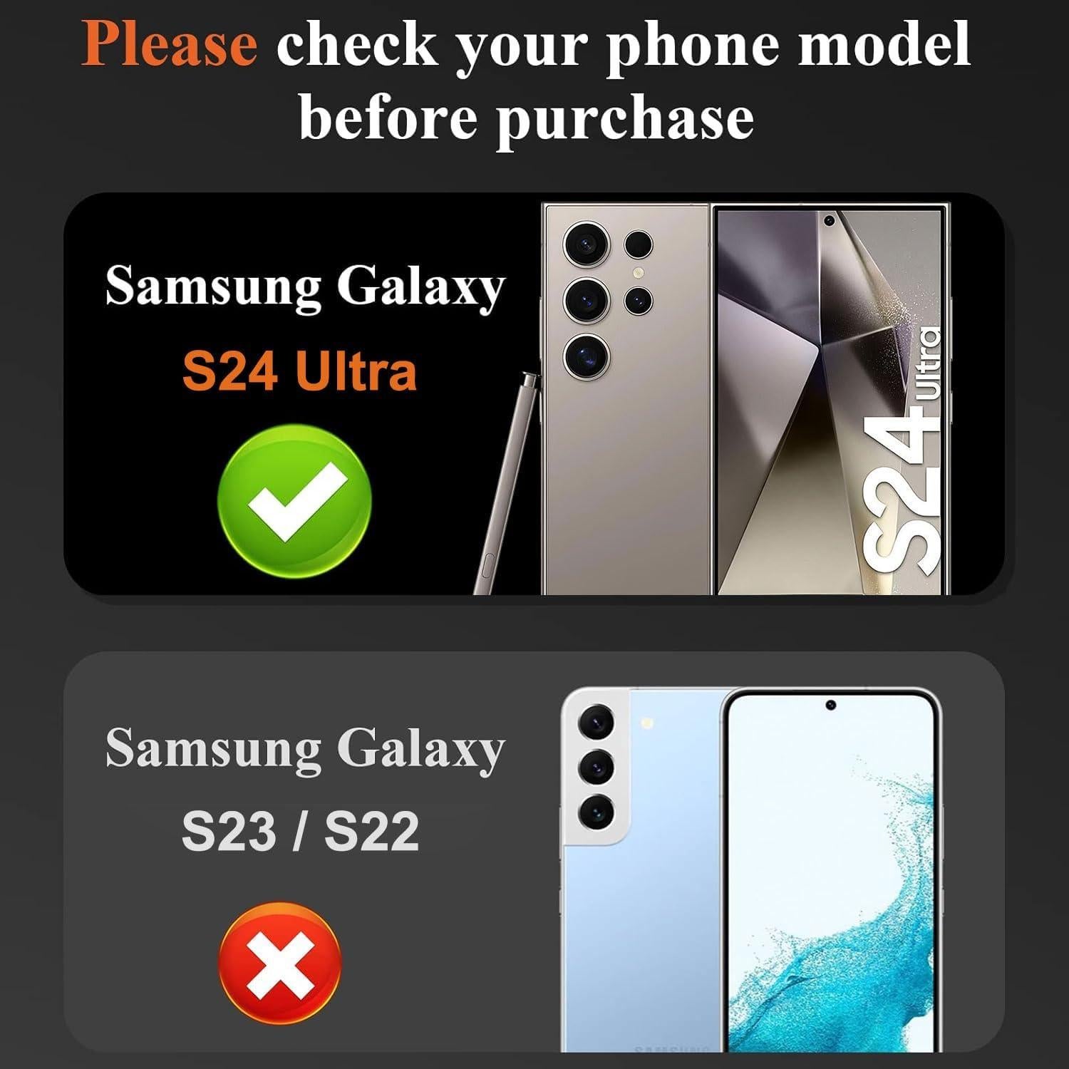 Protector de Lente de Cámara DEERLAMN para Samsung Galaxy S24 Ultra