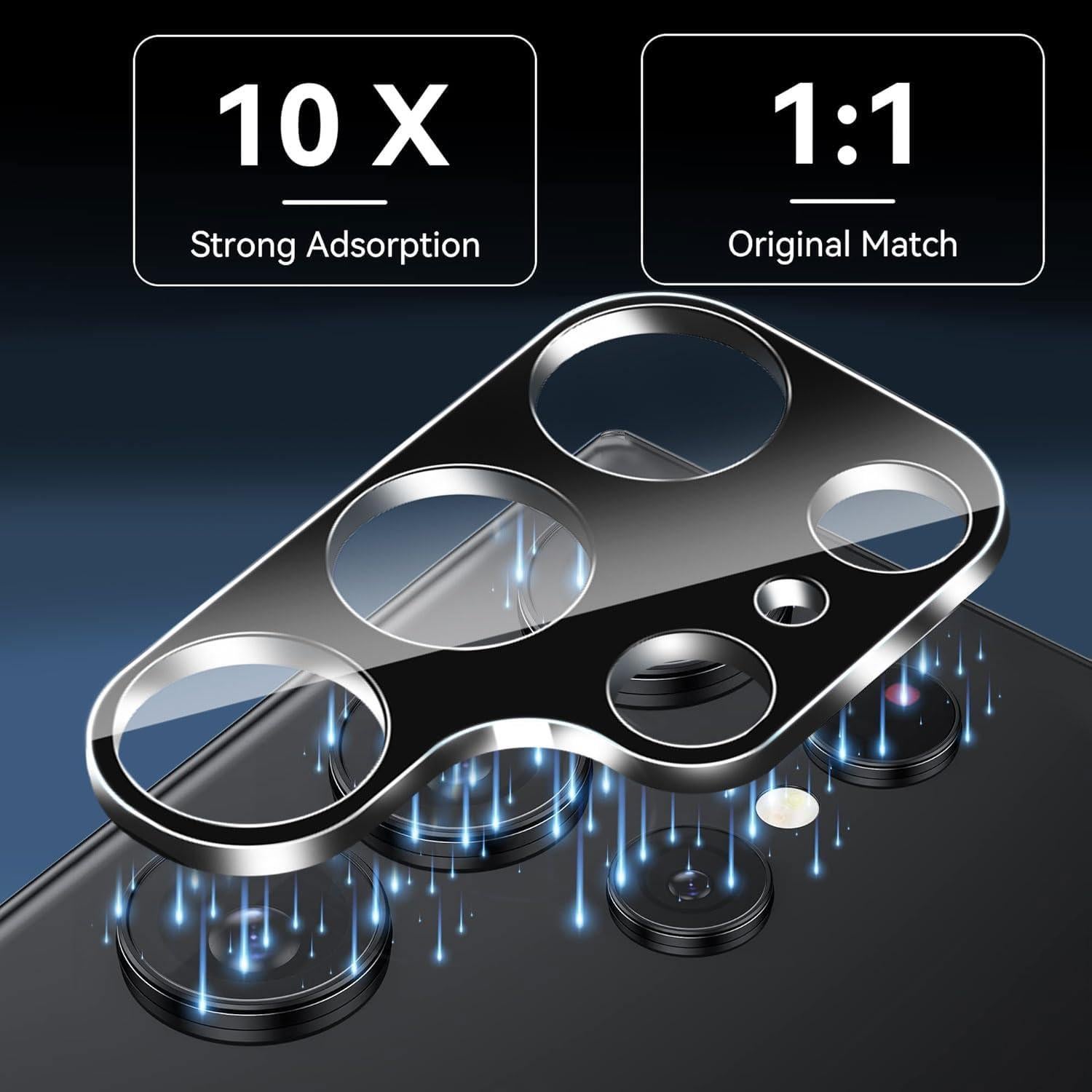 Protector de Lente de Cámara DEERLAMN para Samsung Galaxy S24 Ultra