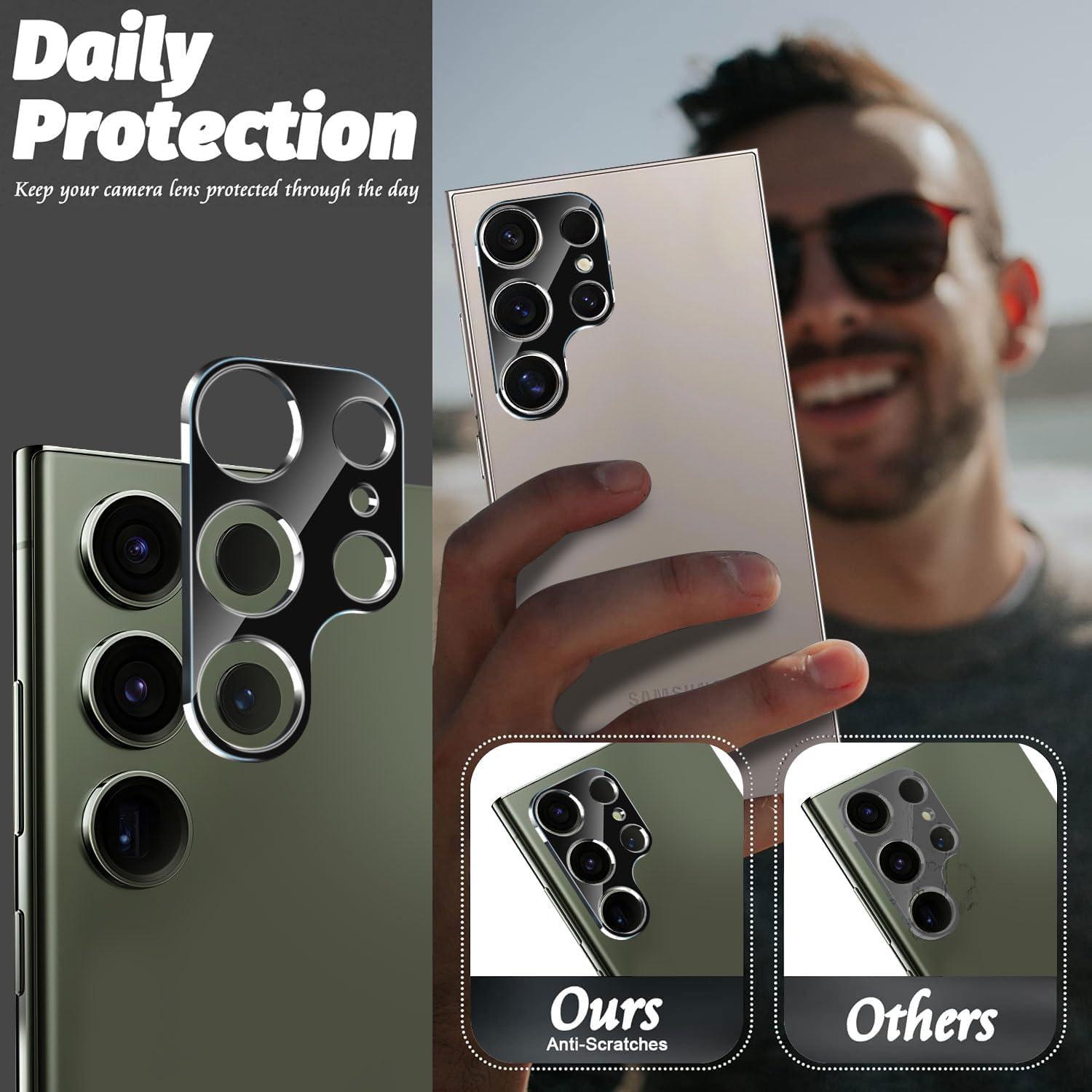 Protector de Lente de Cámara DEERLAMN para Samsung Galaxy S24 Ultra