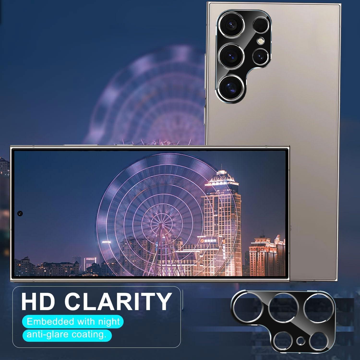 Protector de Lente de Cámara DEERLAMN para Samsung Galaxy S24 Ultra