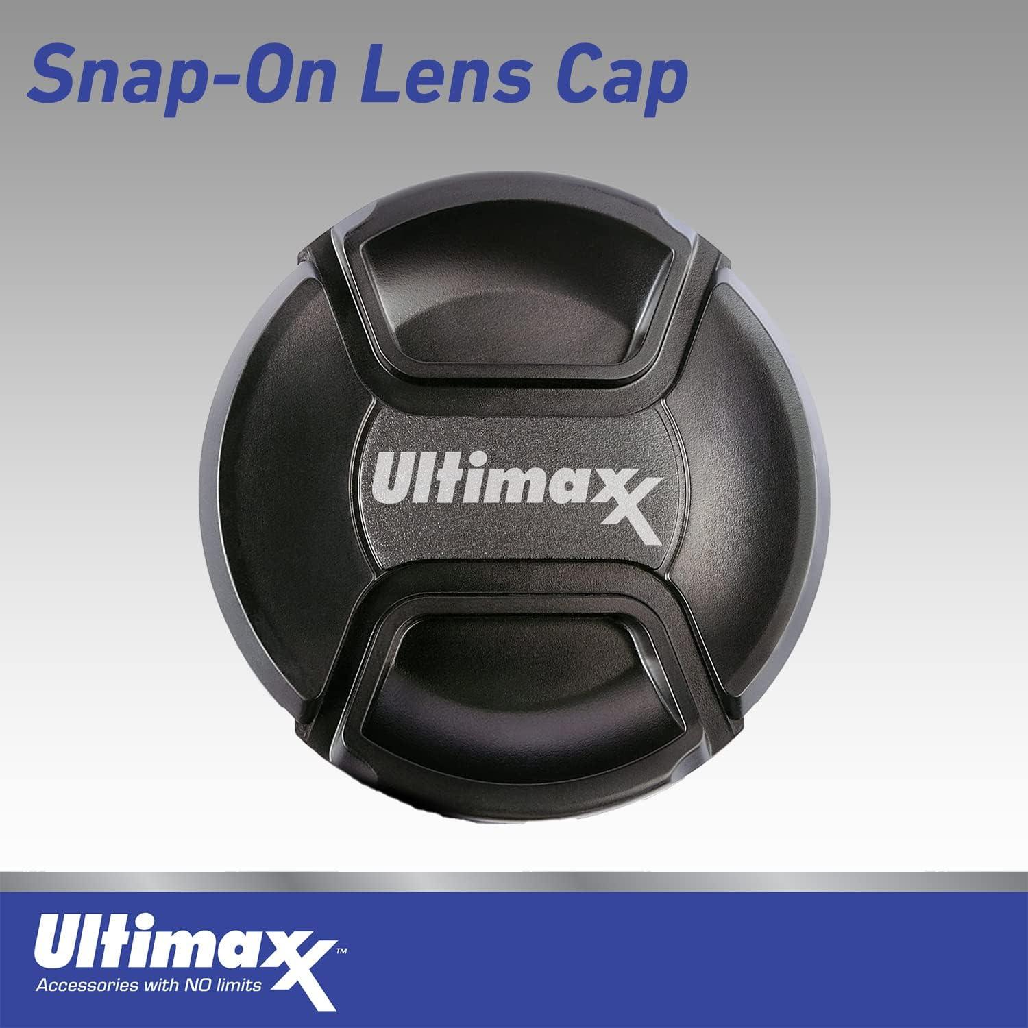 Kit de Accesorios de Lente Ultimaxx 58MM Telefoto 2.2X y Gran Angular 0.43X