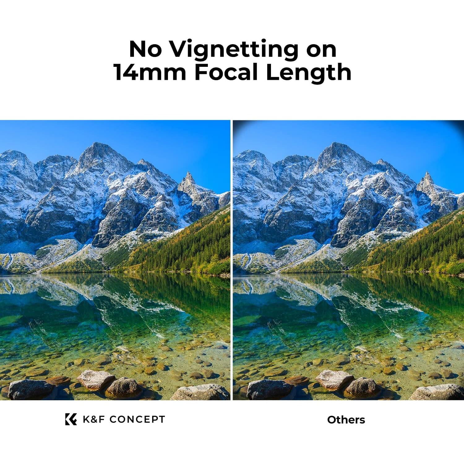 Filtro Polarizador Circular K&F Concept 58mm Ultra Delgado