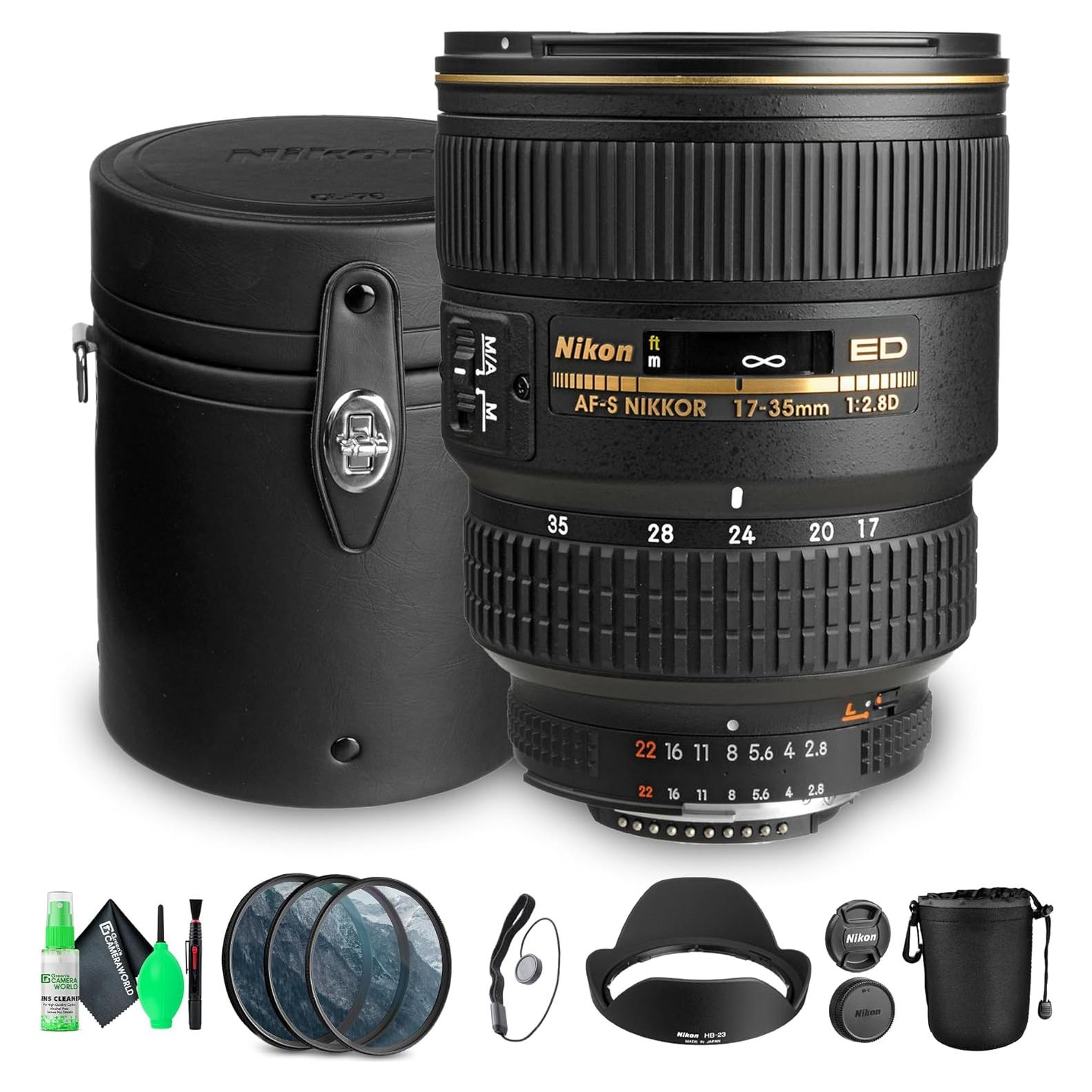 Lente Nikon AF-S Gran Angular Zoom 17-35mm f/2.8D IF-ED + Kit