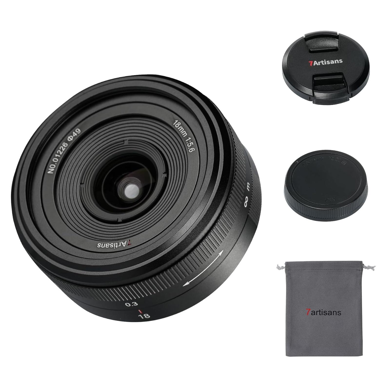 Lente 7artisans 18mm F5.6 Ultra Ligera para Nikon Z