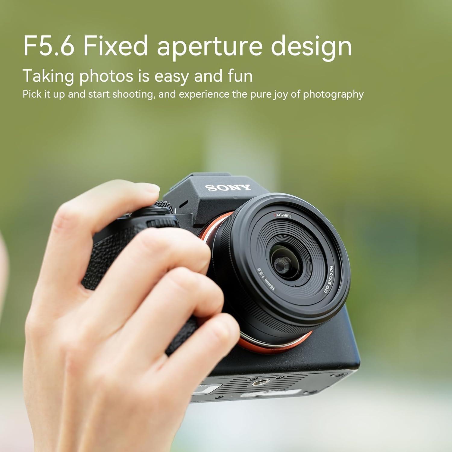 Lente 7artisans 18mm F5.6 Ultra Ligera para Nikon Z