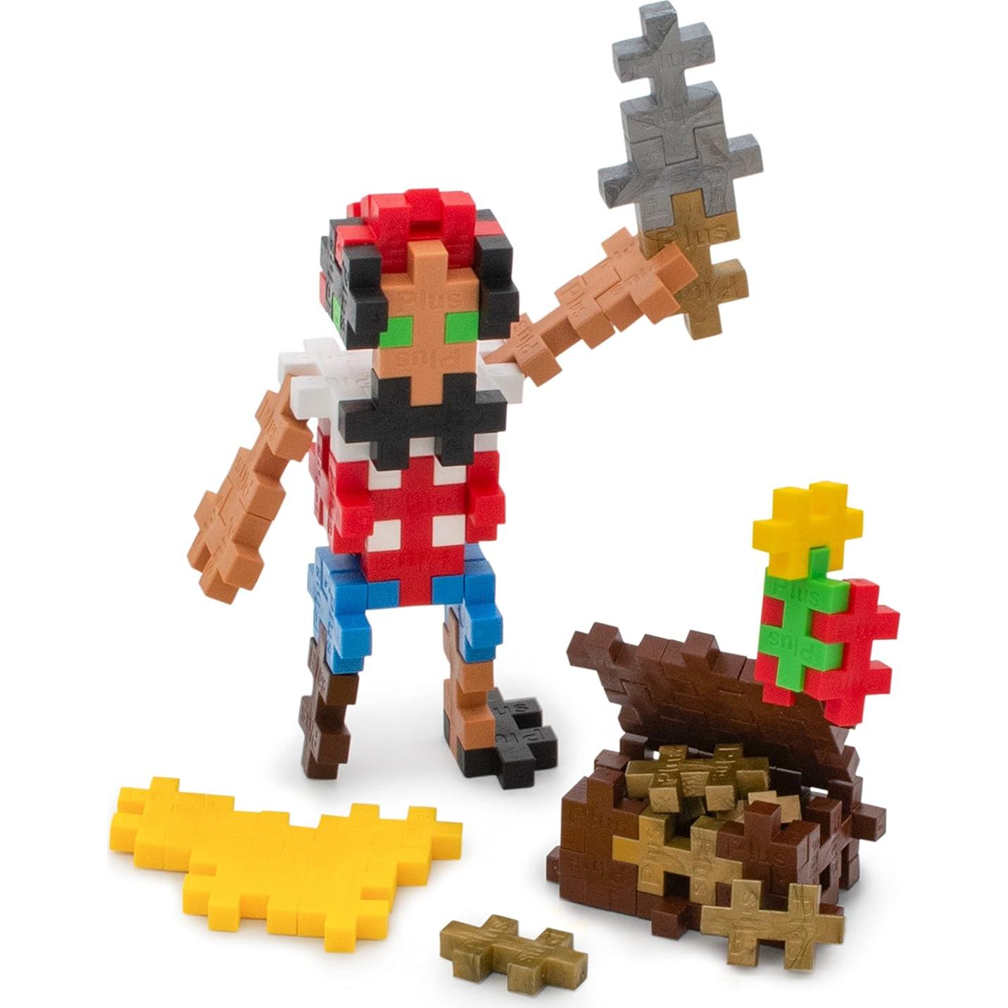 Set Plus Plus 3D Mini Creador Pirata - 70 Piezas STEM