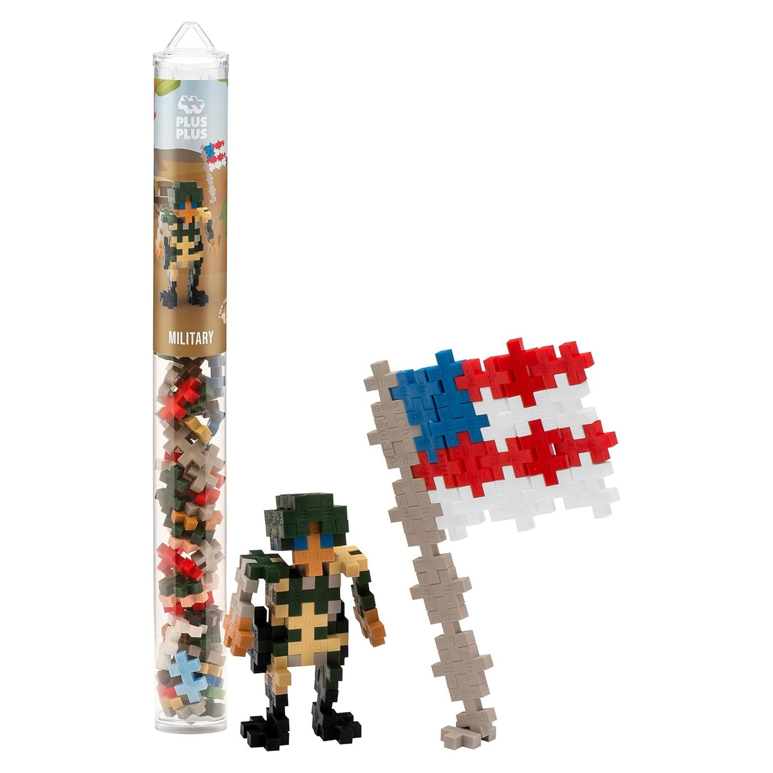 Juego de Bloques Plus Plus Mini Creador Militar 70 Piezas