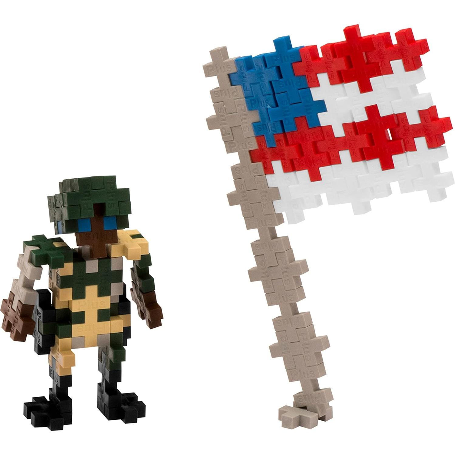 Juego de Bloques Plus Plus Mini Creador Militar 70 Piezas