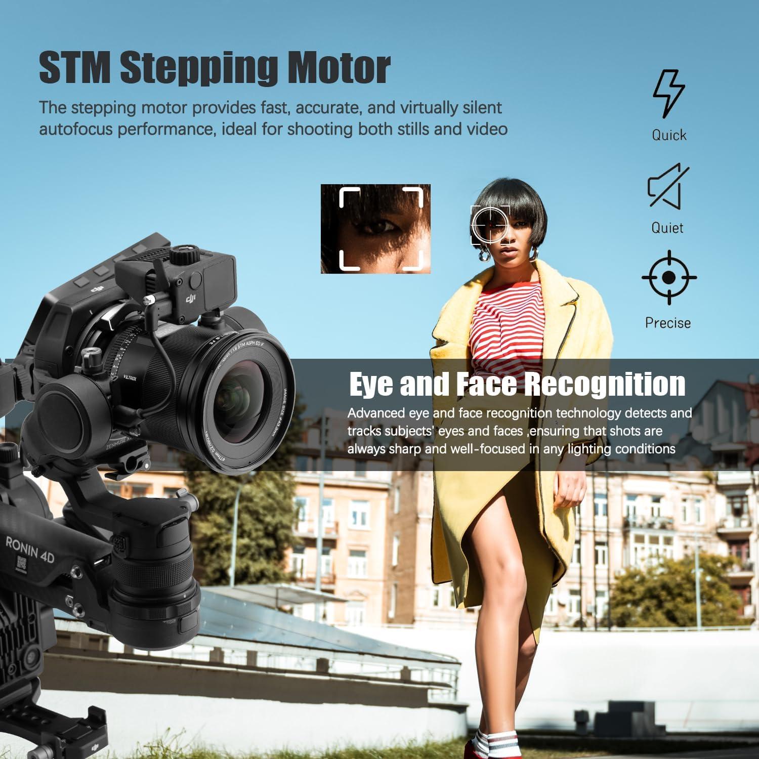 Lente VILTROX 16mm F1.8 Autofocus para Cámaras Sony E-Mount