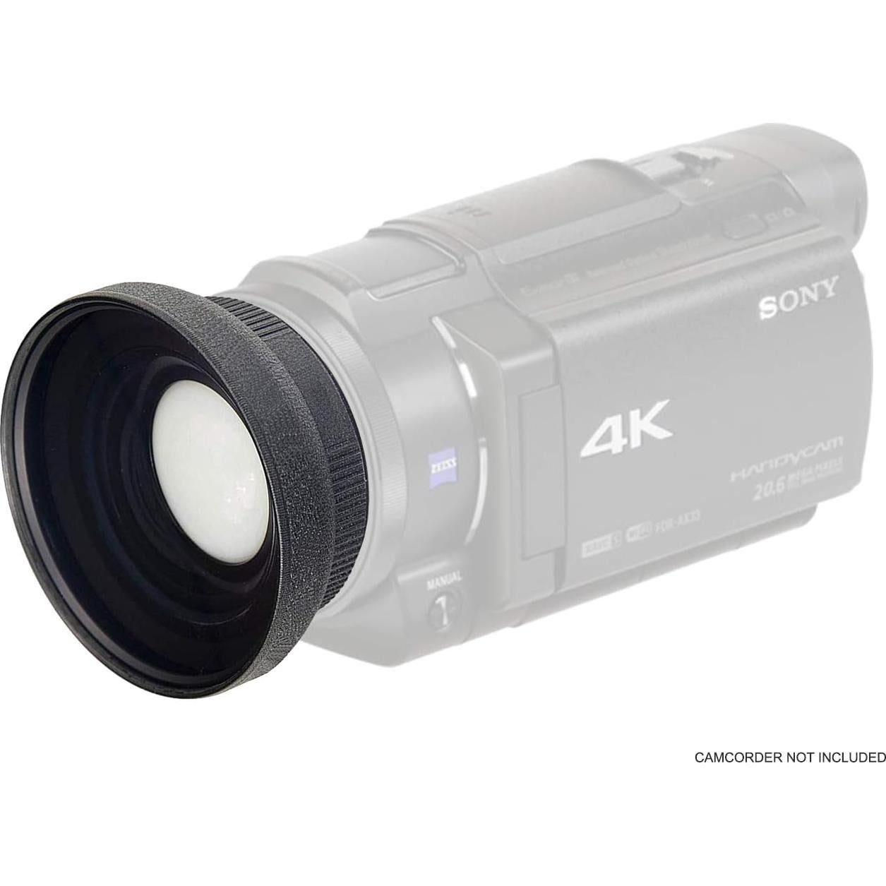 Lente Gran Angular 0.5x Digital Nc para Sony FDR-AX53