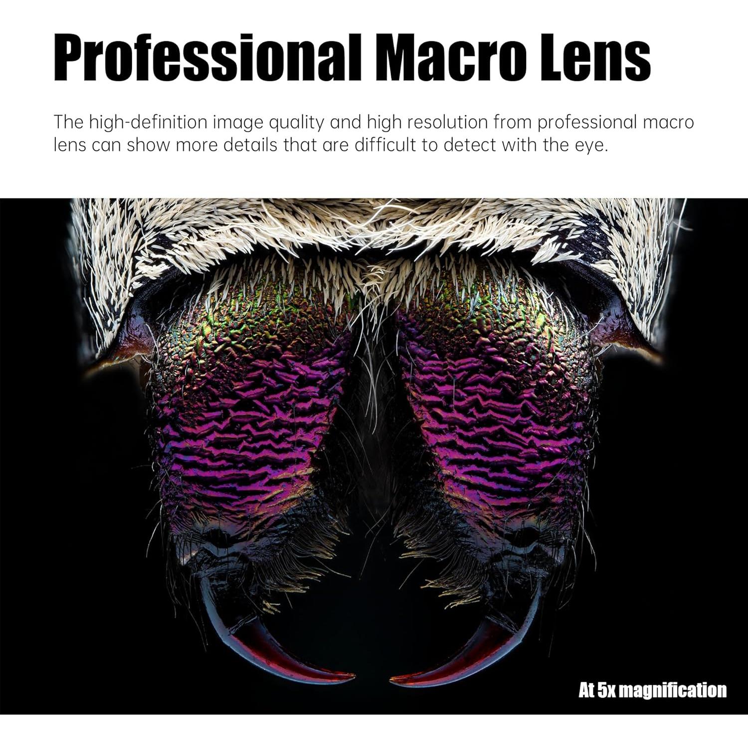 Lente Macro AstrHori 25mm F2.8 2-5X para cámaras Sony E-Mount