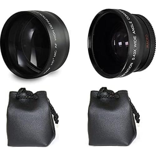 Kit Lente Gran Angular 55mm y Telefoto 2.2X para Sony FDR-AX53