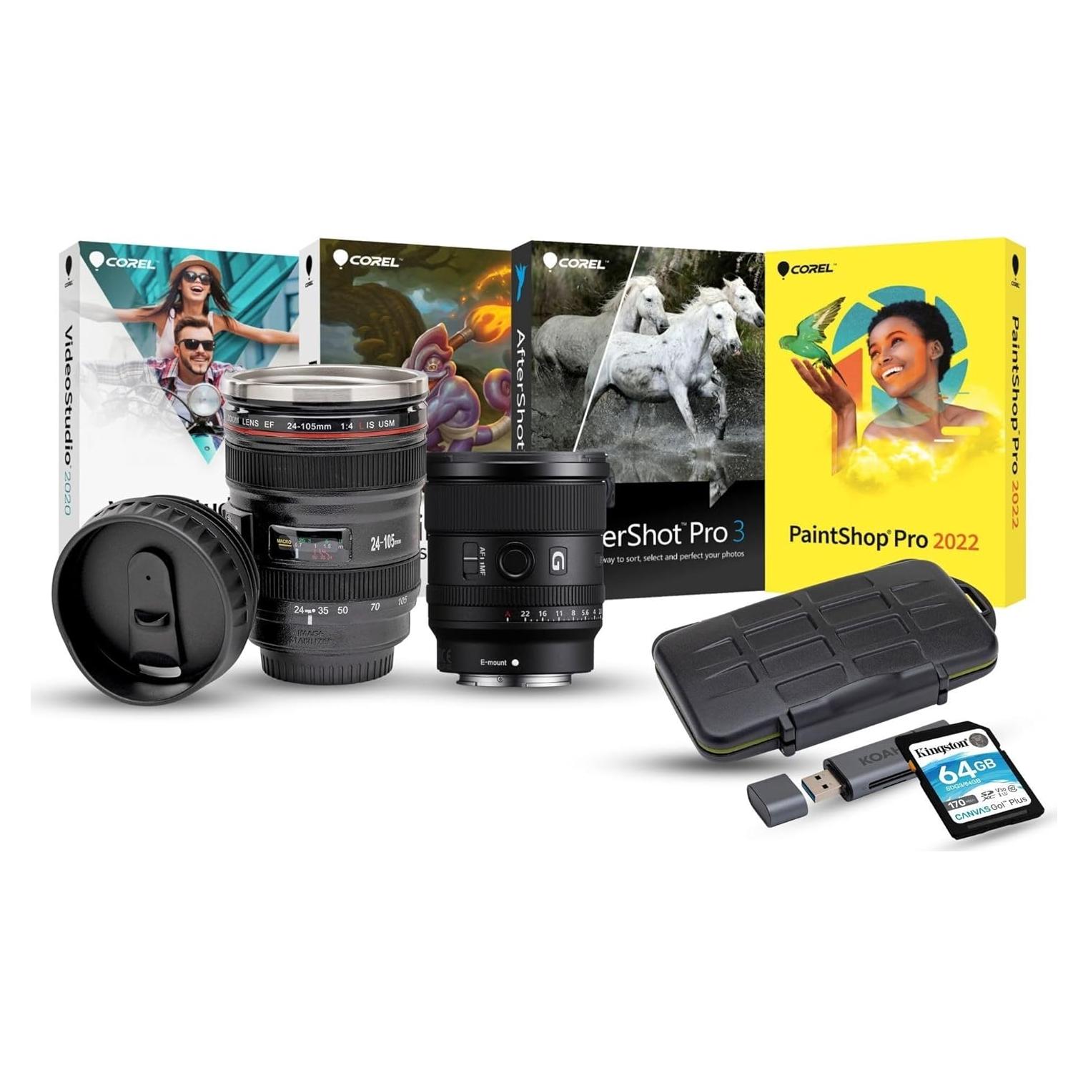 Lente Sony FE 20mm f/1.8 G Gran Angular con Accesorios