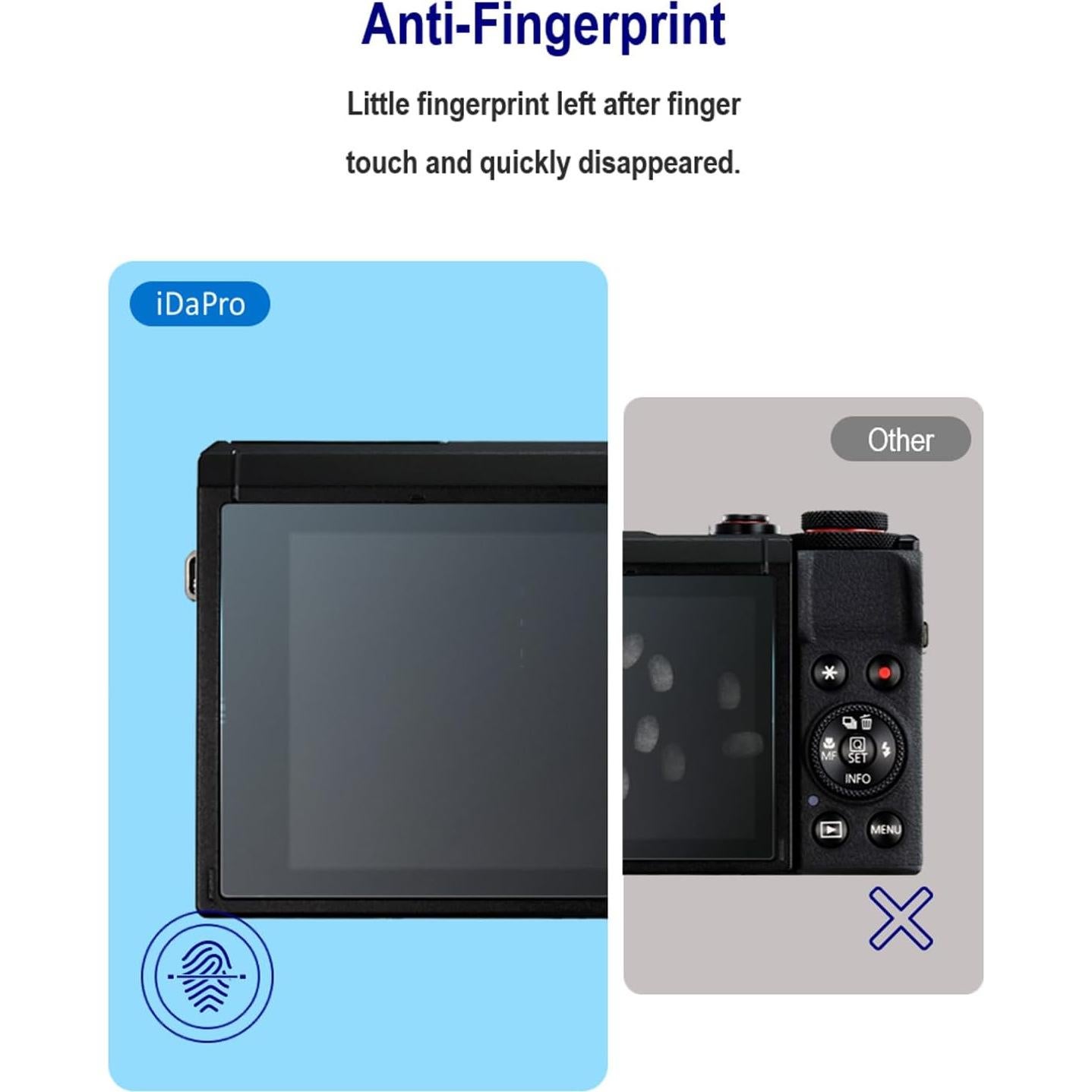 Protector de Pantalla Vidrio Templado 9H para Cámara Vlog Sony ZV-1F - 3 Paquetes