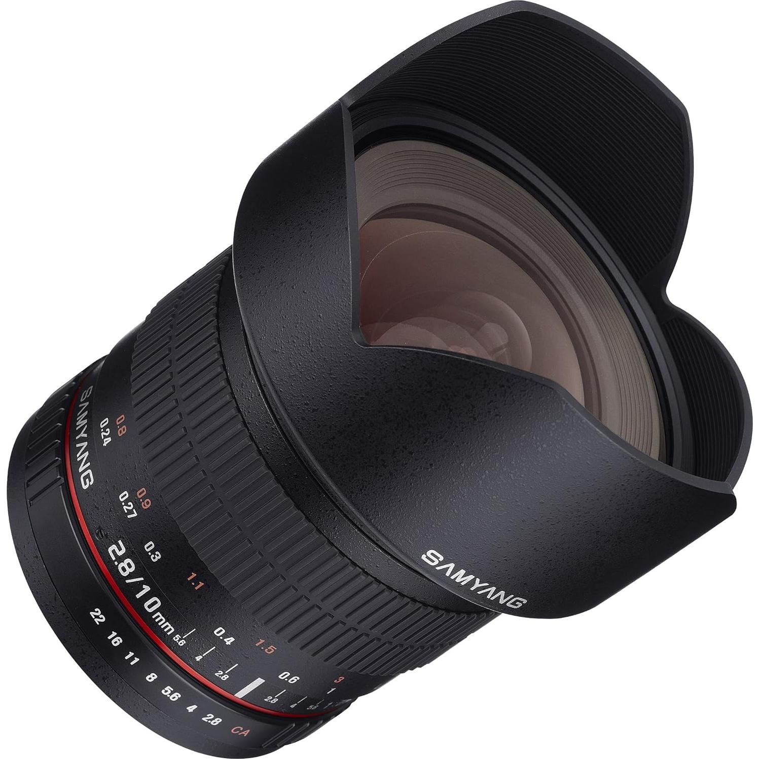 Lente Ultra Gran Angular Samyang 10mm F2.8 para Sony E-Mount