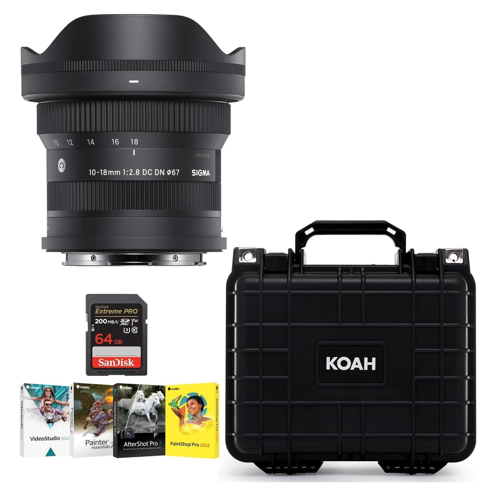 Lente Zoom Ultra Gran Angular Sigma 10-18mm F2.8 DC DN