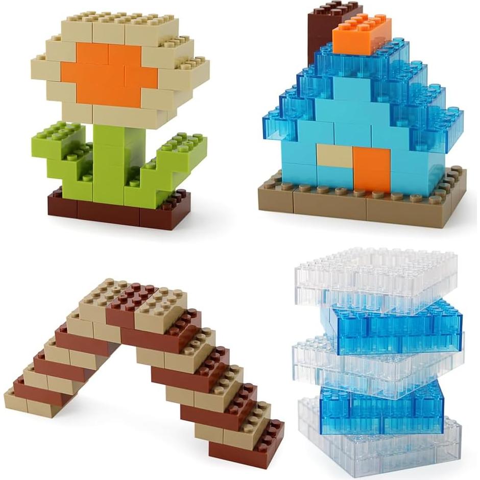 Ladrillos 2x4 Feleph 320 Piezas Multicolor Juego Creativo