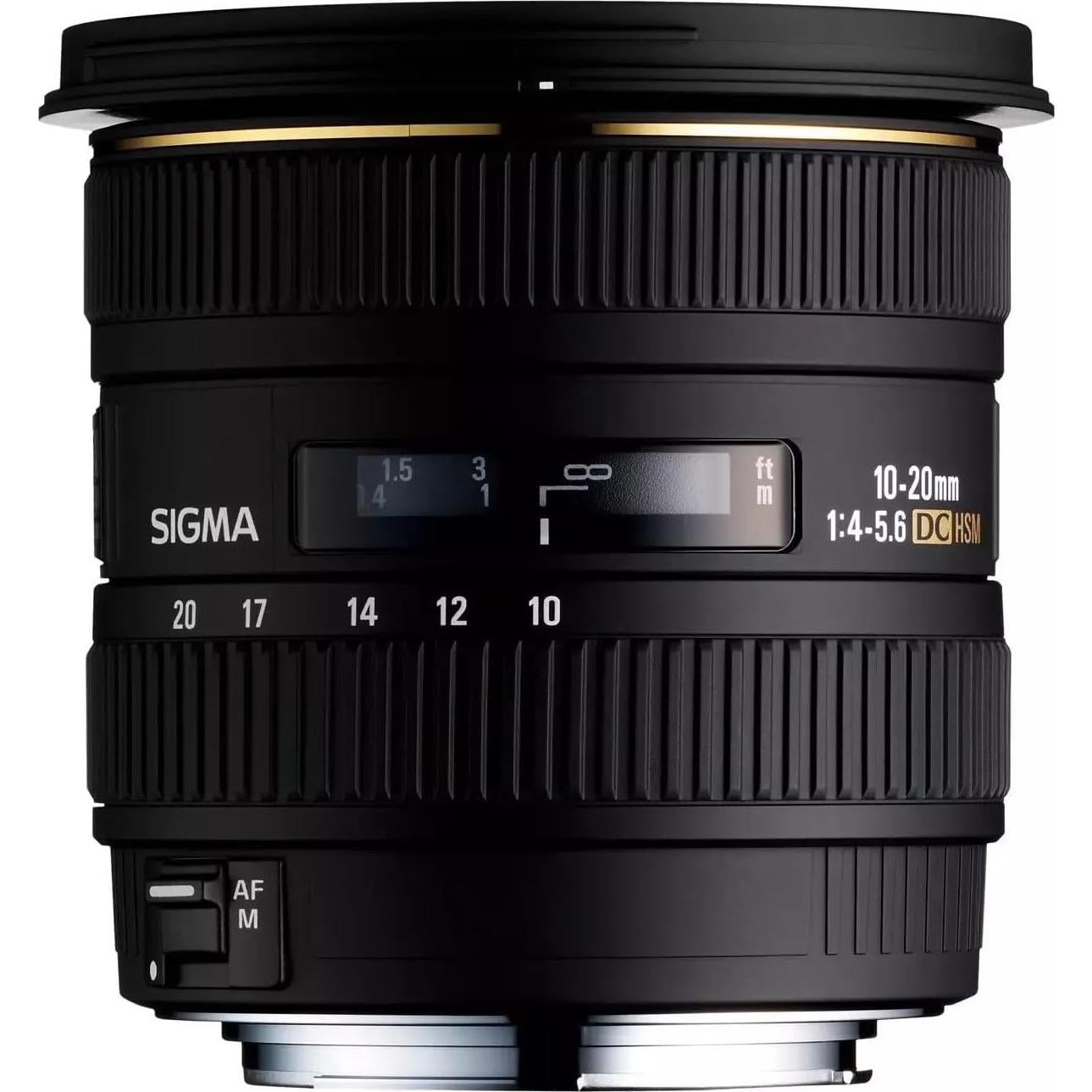 Lente Sigma 10-20mm f4-5.6 EX DC HSM para Canon con Accesorios