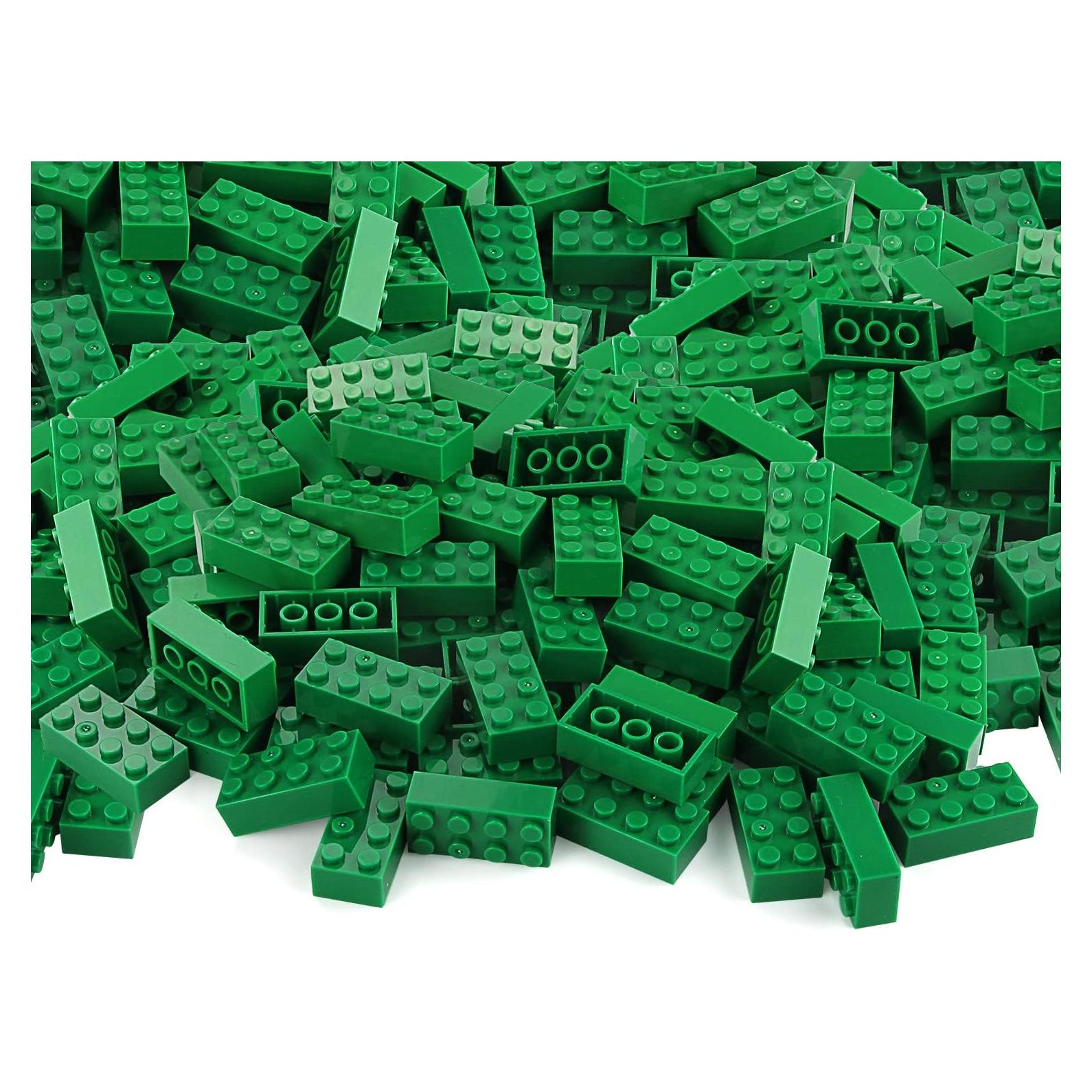 Bloques de Construcción Feleph 320 Piezas Verde 2x4