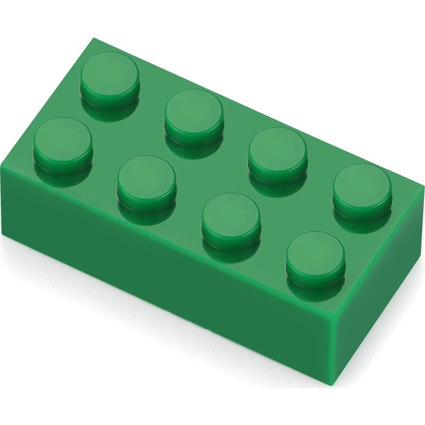 Bloques de Construcción Feleph 320 Piezas Verde 2x4