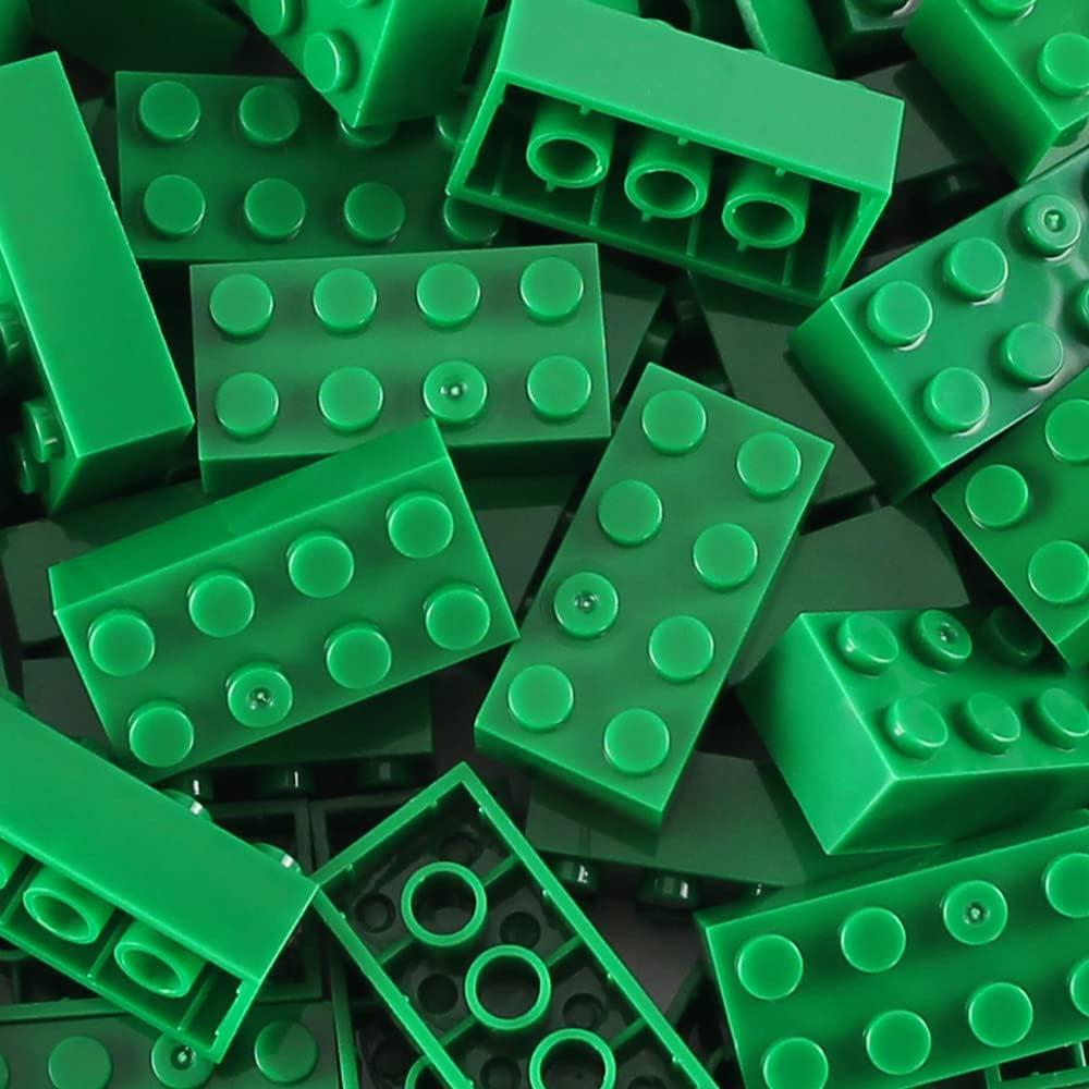 Bloques de Construcción Feleph 320 Piezas Verde 2x4