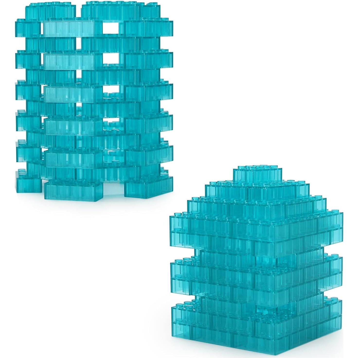 Bloques de Construcción Feleph 320 Piezas Azul Claro