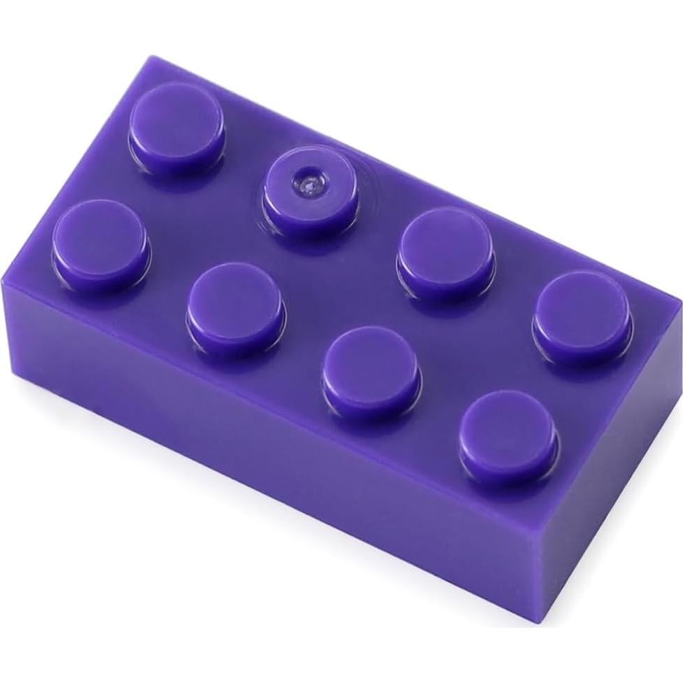 Ladrillos 2x4 Morados Oscuros Feleph 100 Piezas Kit Creativo