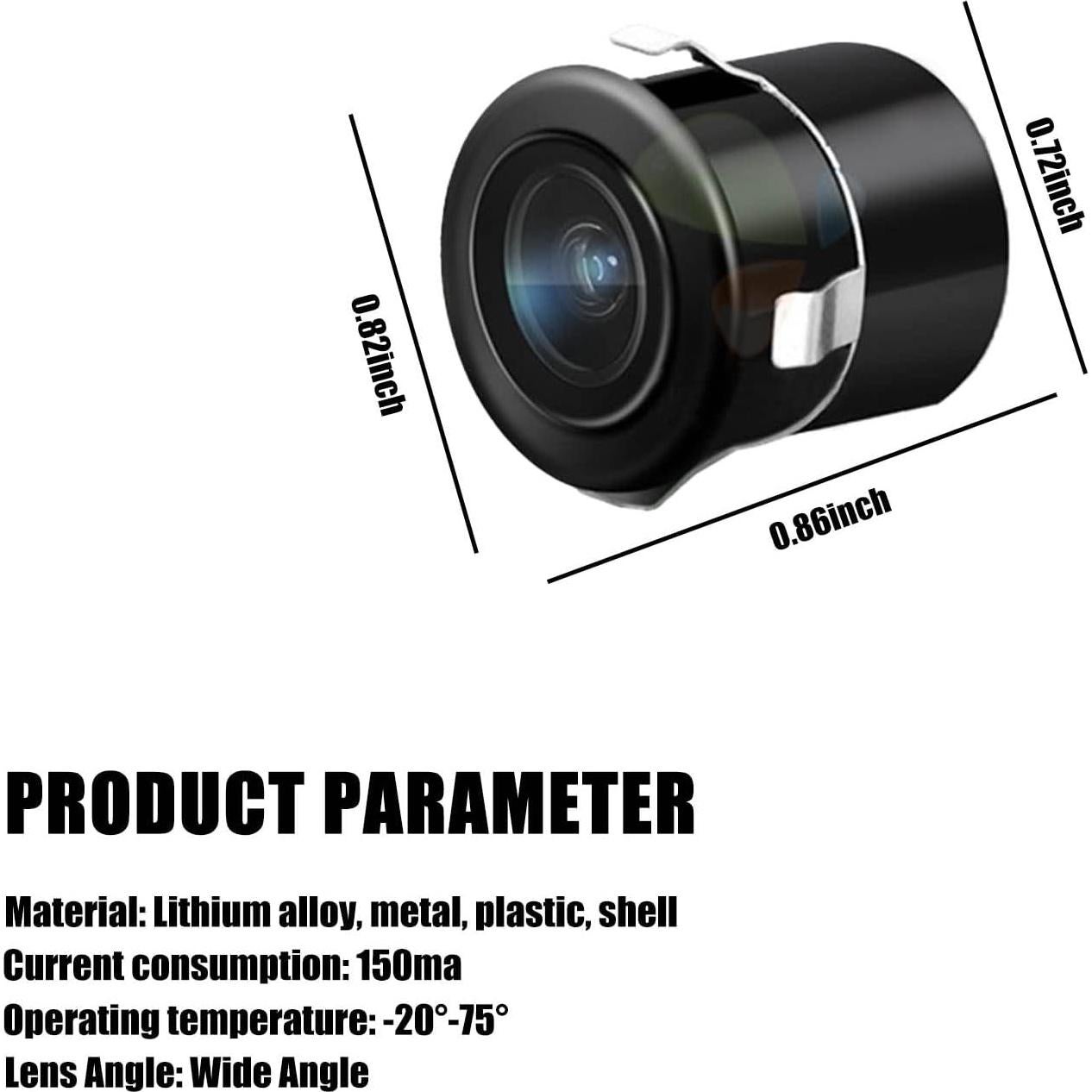 Cámara de Respaldo Jawmoy JASXT647BL-1PS Impermeable 12V