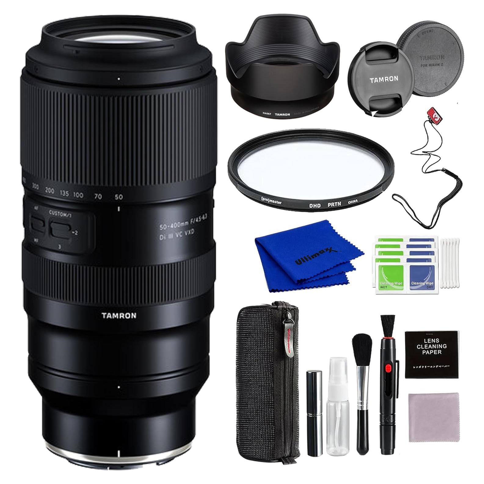 Lente Tamron 50-400mm f/4.5-6.3 Di III VC VXD Nikon Z