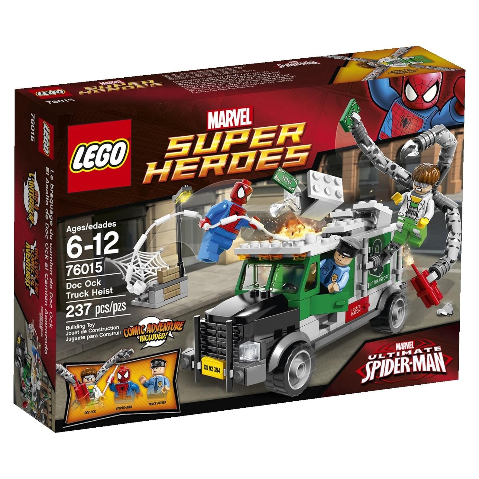 LEGO Superhéroes Robo de Camión Doc Ock 3 minifiguras